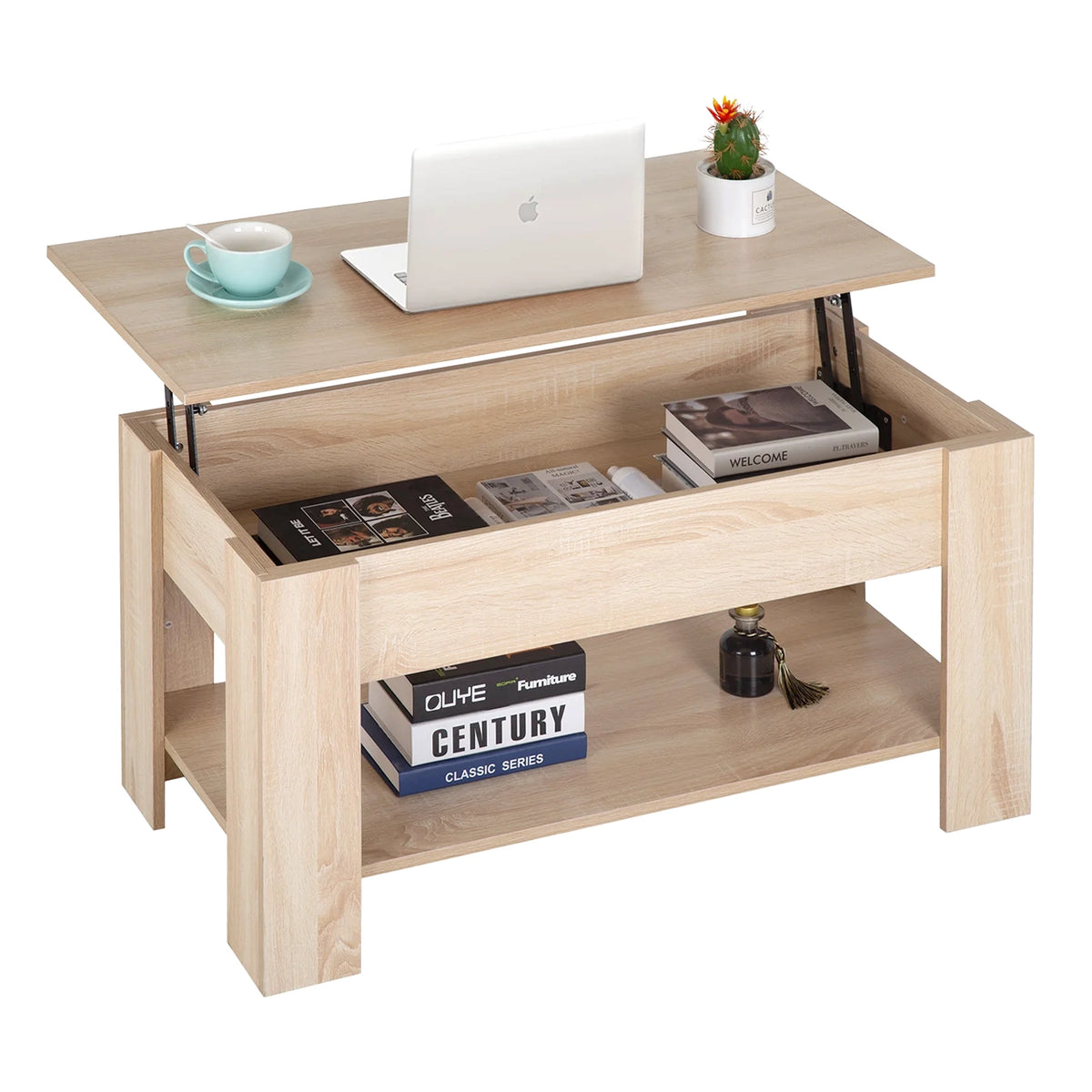 Lift Top Coffee Table, Nature