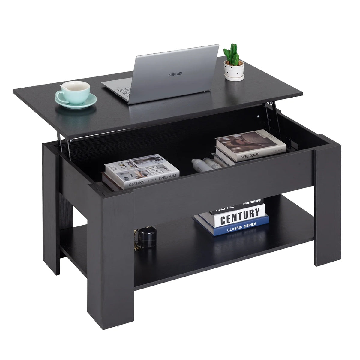 Lift Top Coffee Table, Black