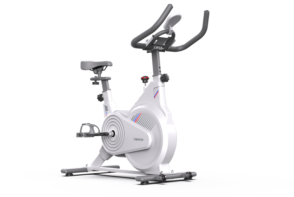 Magnetic Resistance Stationary Bike - Indoor Cycling Exercise Bike with Heart Rate Monitor & LCD Display for Home Cardio Workout