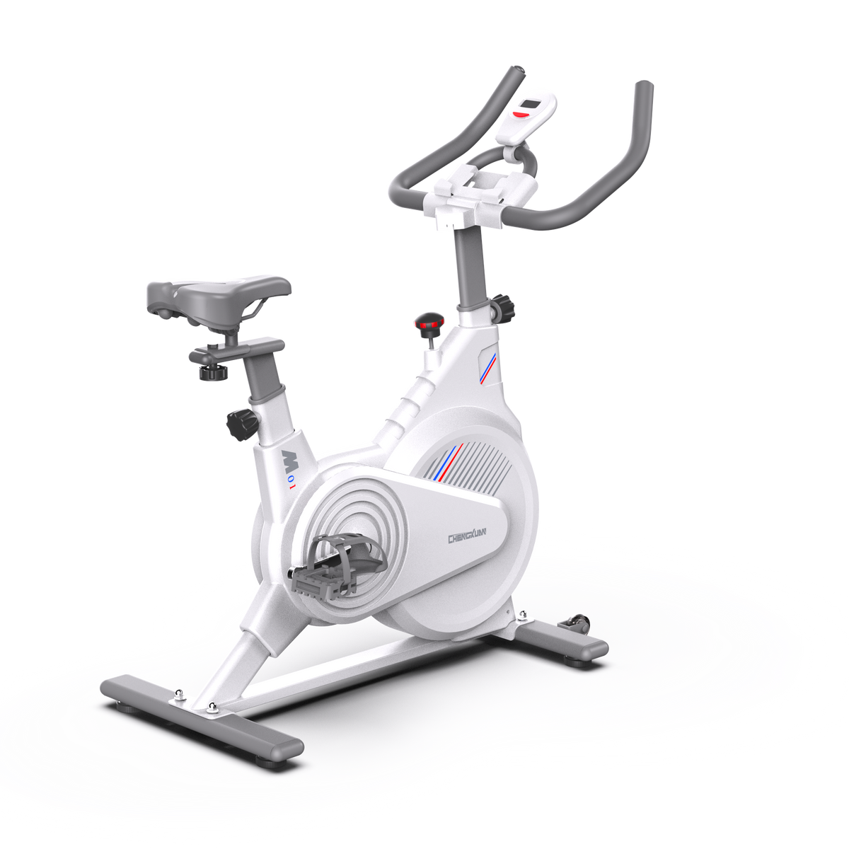 Magnetic Resistance Stationary Bike - Indoor Cycling Exercise Bike with Heart Rate Monitor & LCD Display for Home Cardio Workout