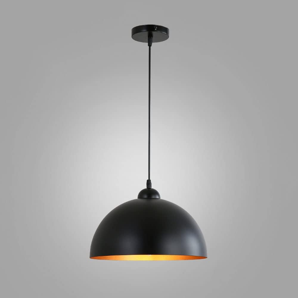 Black barn pendant light
