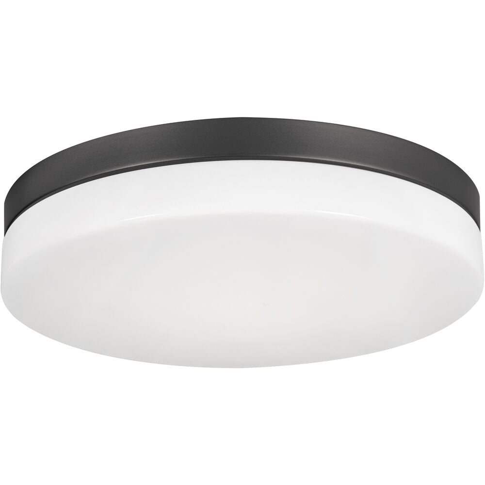 LED Black Flush Mount Ceiling Light, 3 CCT, Dimmable