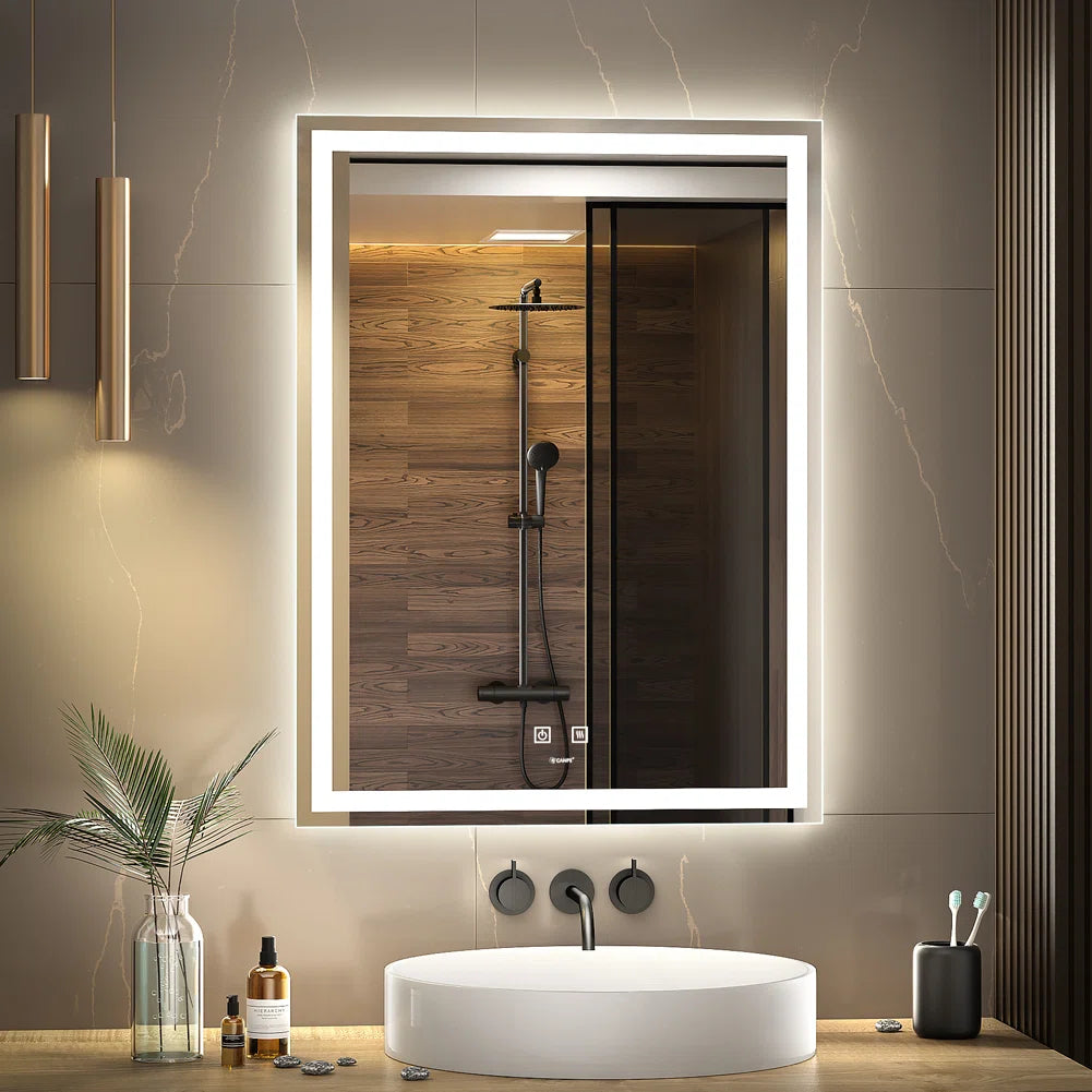 LED Bathroom Mirror, Anti-Fog / Dimmable / 3 CCT