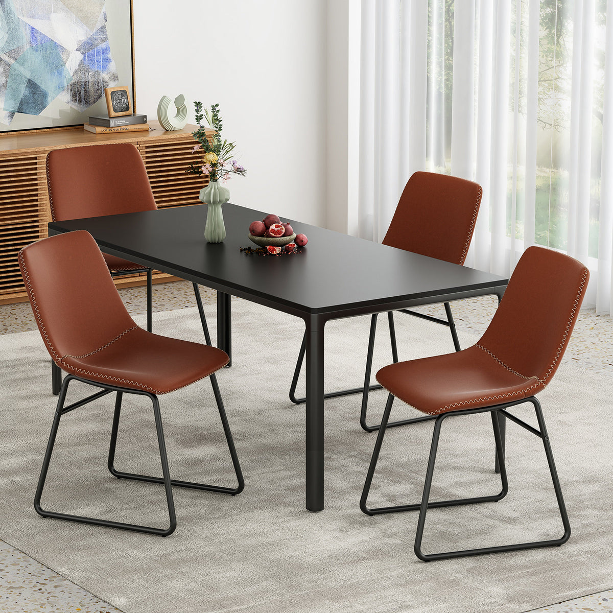 Centiar Dining Chair, Dark Brown