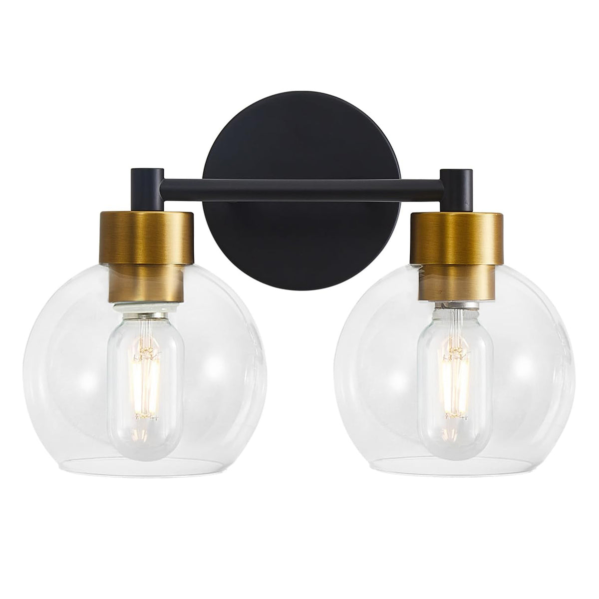 2-Light Modern Bathroom Vanity Light