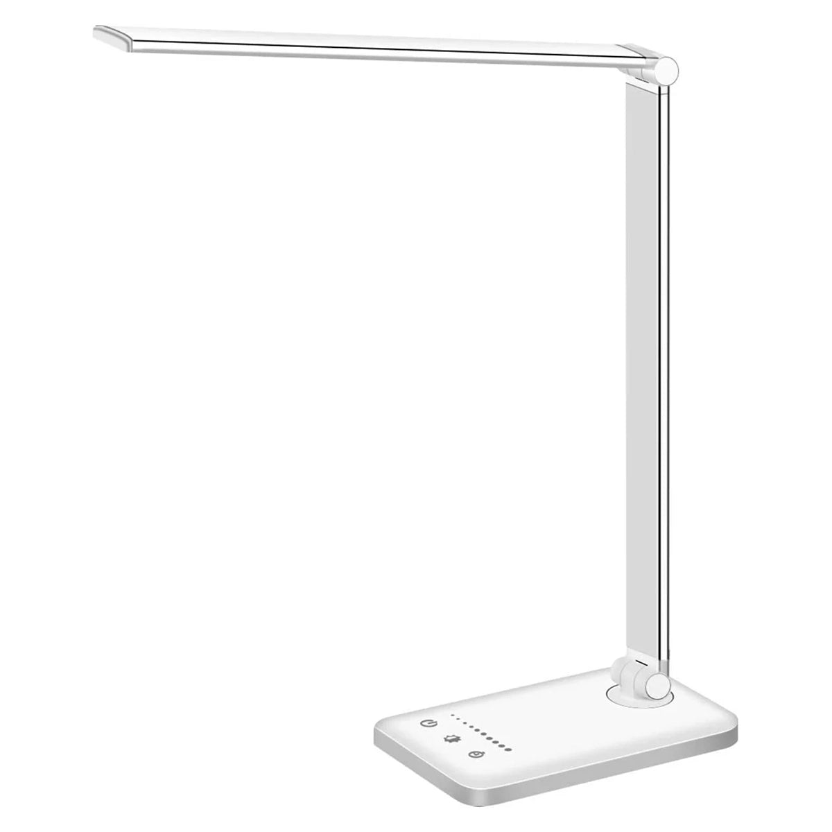 Desk Lamp 3 Modes 5 Dimmable Levels Touch USB Powered Reading Light Eye Protect with Timer Table Lamp