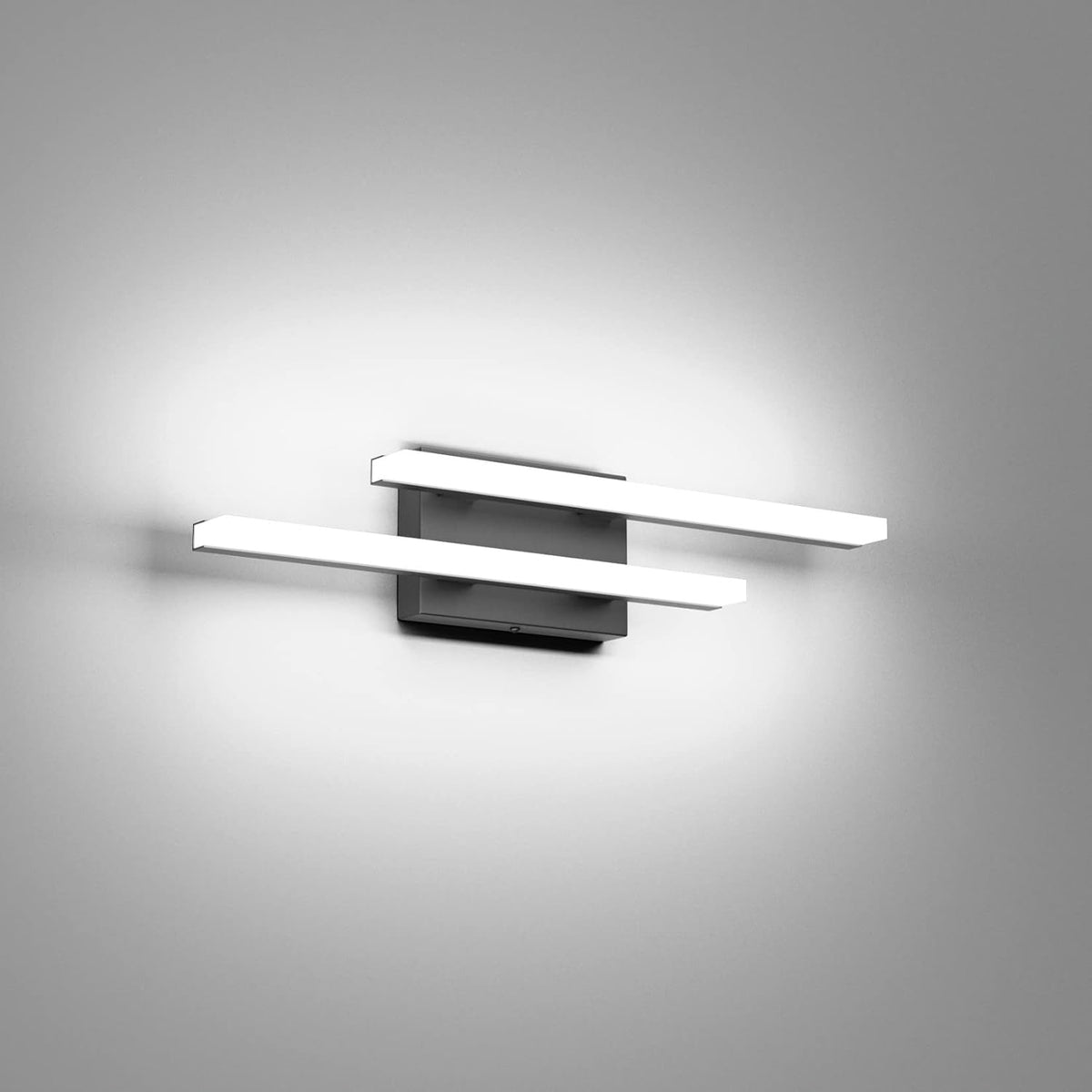 24" Black Bar Vanity Light, 3 CCT