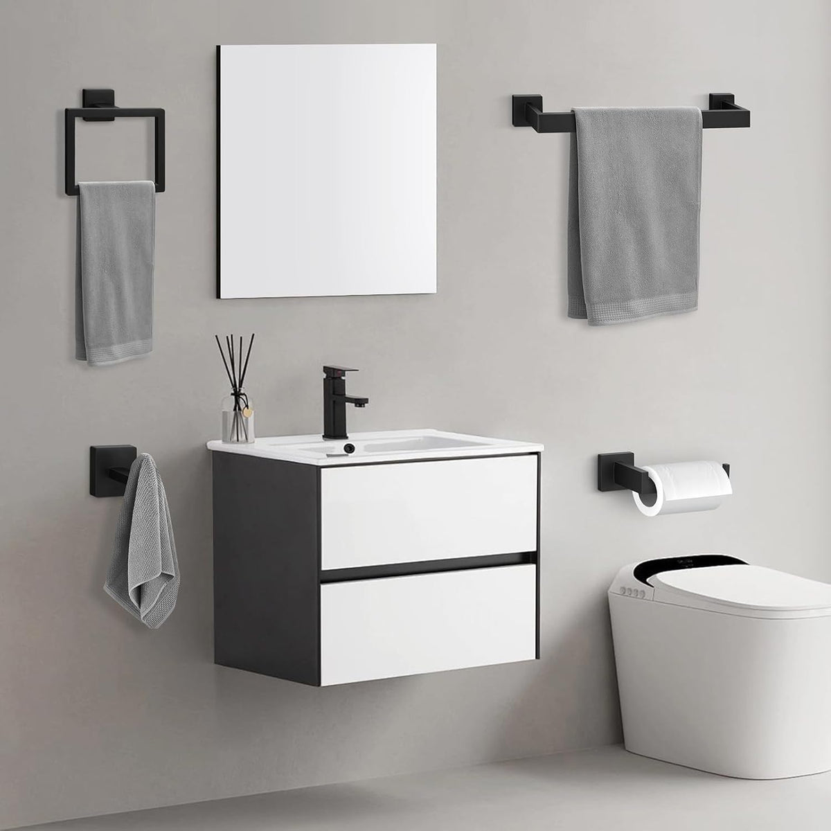 3 Piece Towel Bar Set