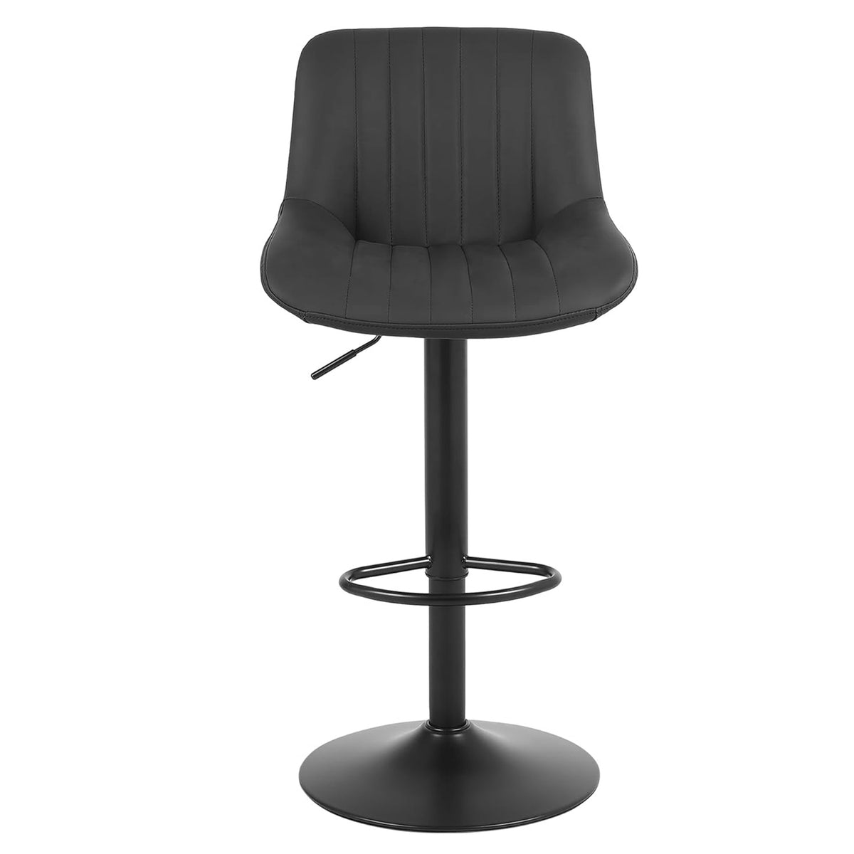 Astoria Counter Height Bar Stool, Black