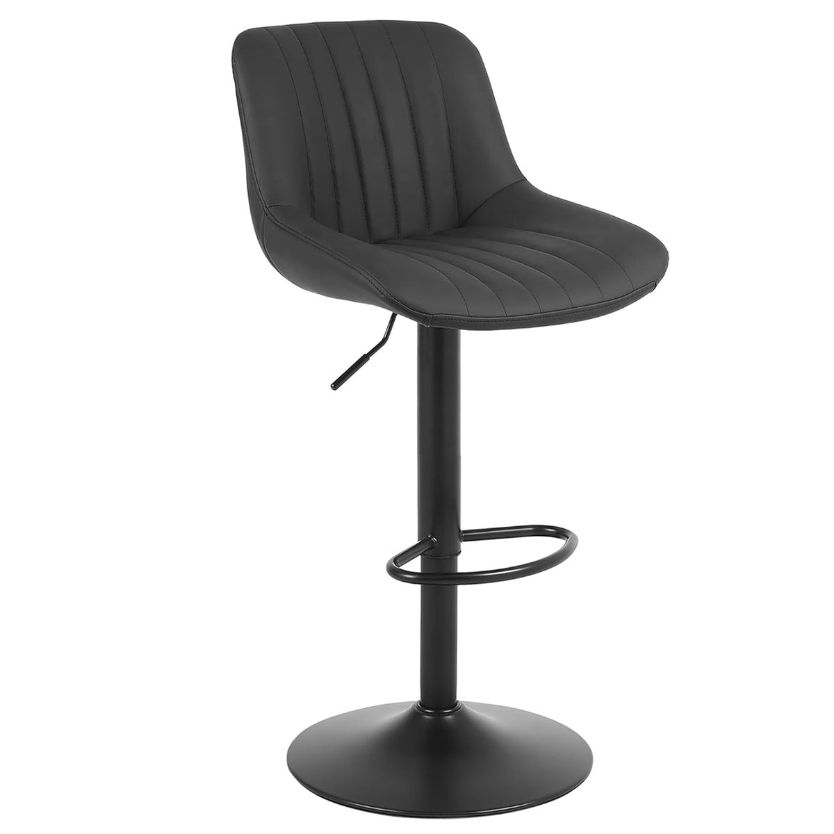 Astoria Counter Height Bar Stool, Black