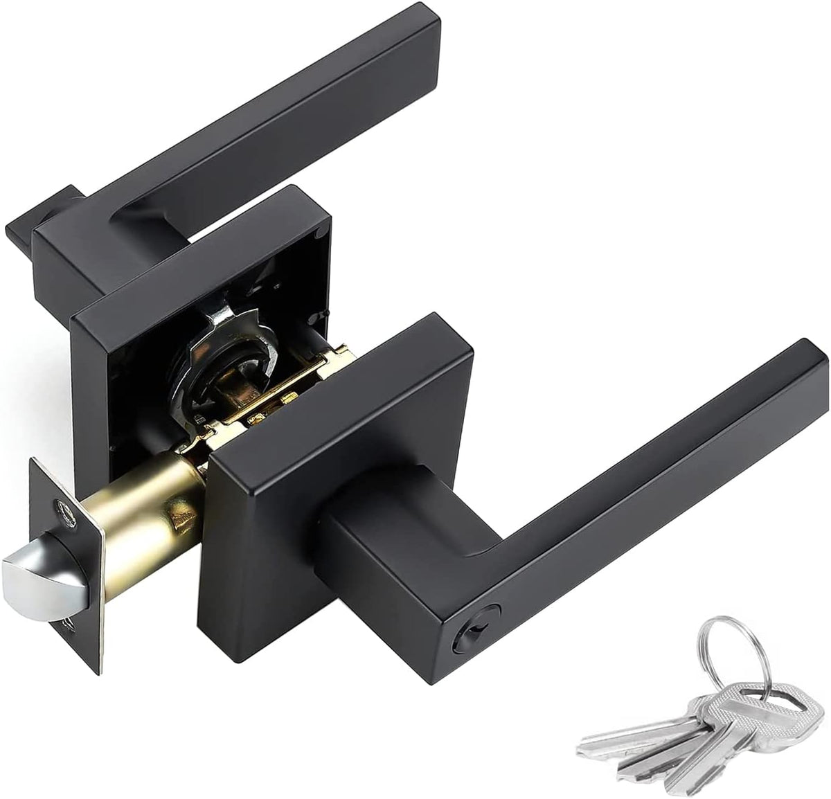 Entry Door Lever, Door Handle with Key