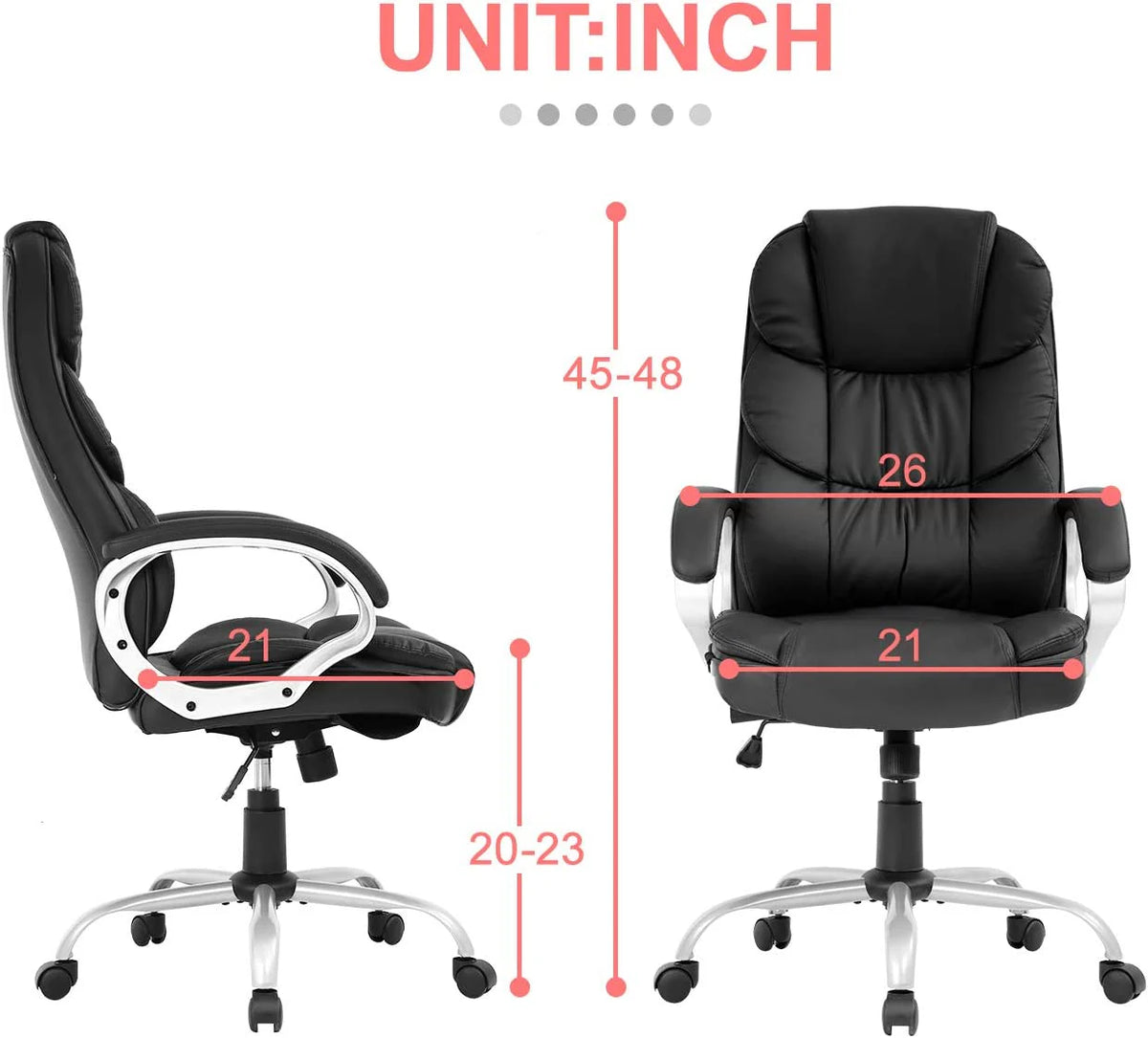 Deluxe Leather Office Chair