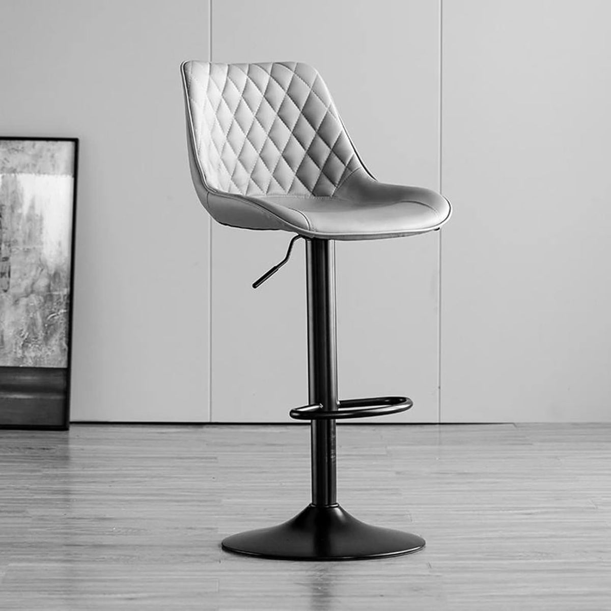 Larissa Counter Height Bar Stool, Grey