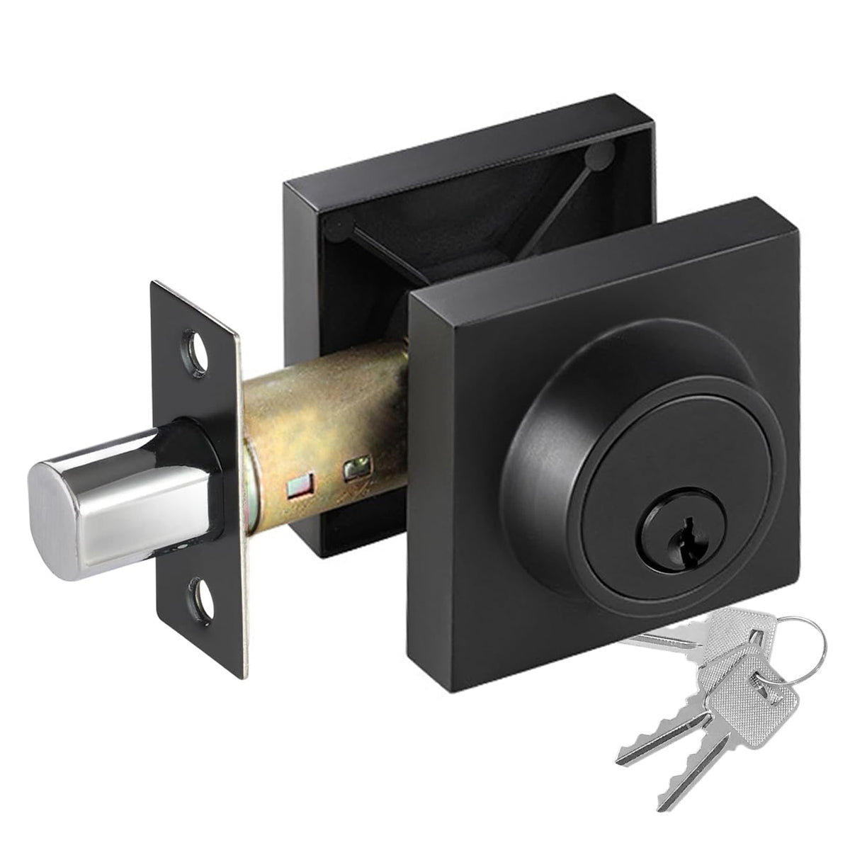 Square Deadbolt Lock