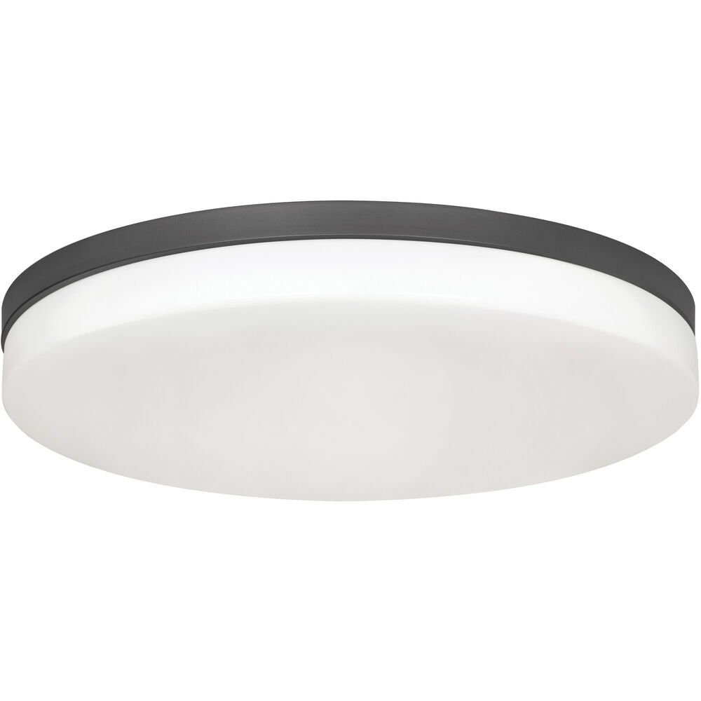 LED Black Flush Mount Ceiling Light, 3 CCT, Dimmable