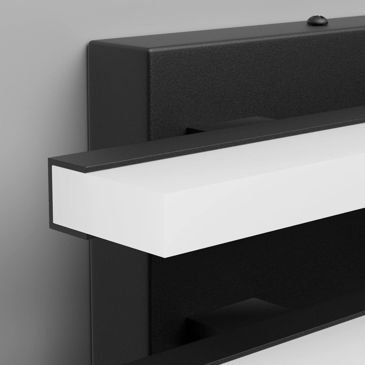 24" Black Bar Vanity Light, 3 CCT