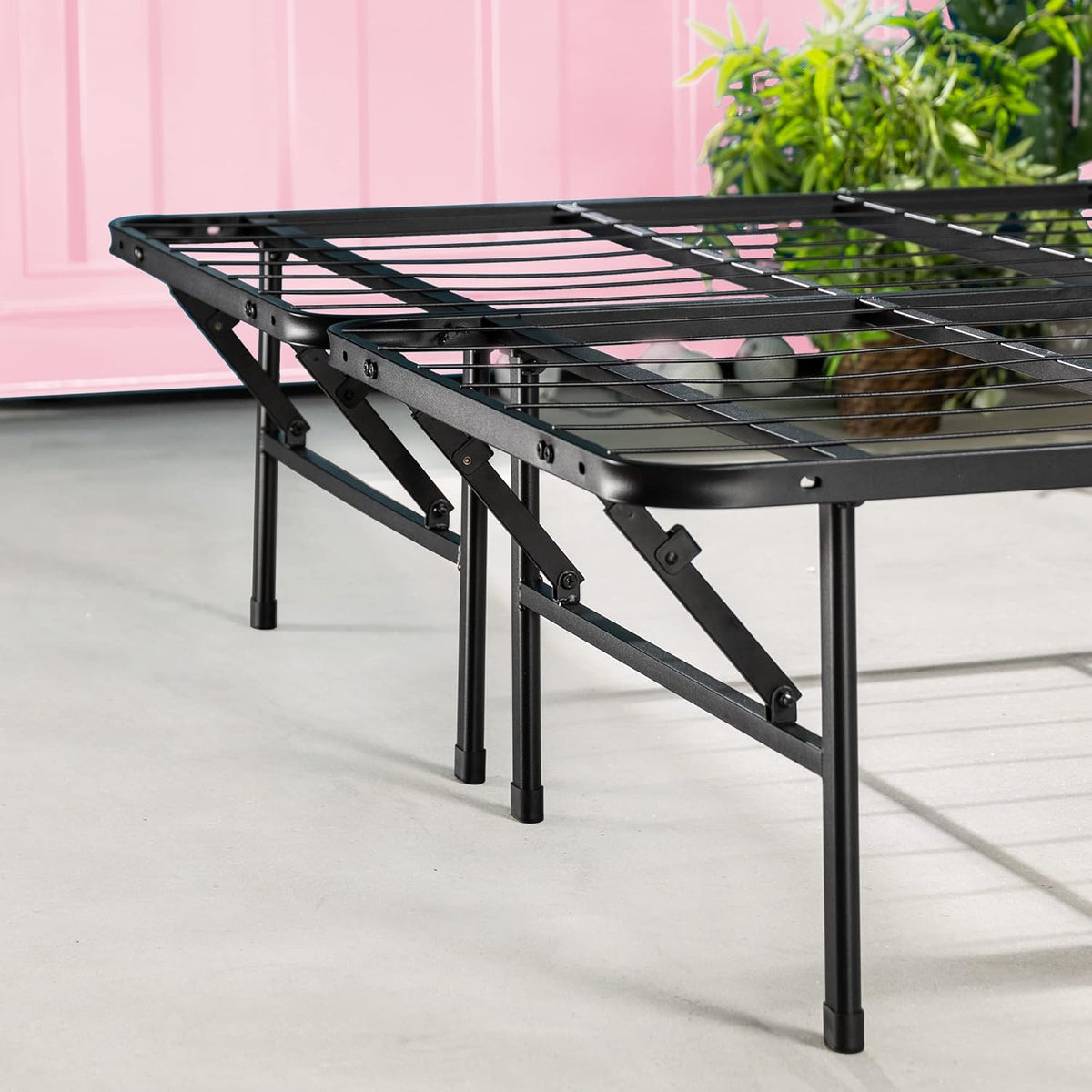 King Bed Frame with Underbed Storage Space