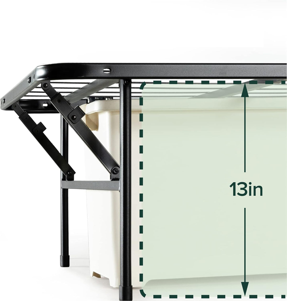 Full Double Bed Frame with Underbed Storage Space