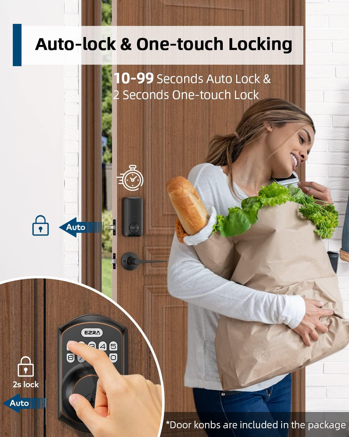 Keyless Entry Door Lock with Keypad