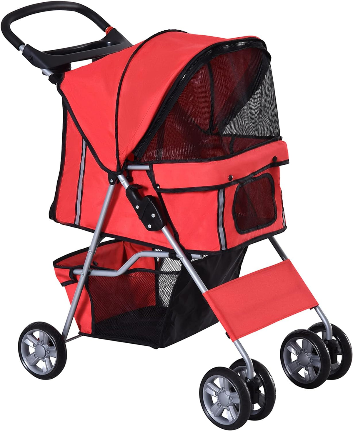 4 Wheels Foldable Pet Jogger Stroller