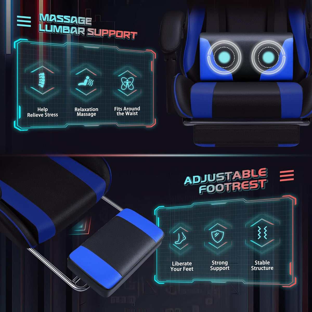 Achilles Hero Elite Pro Recline Gaming Chair, Pink