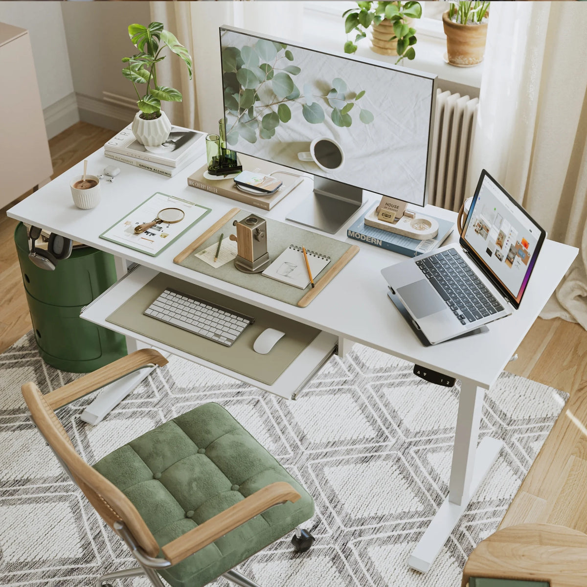 48" x 24" Electric Standing Desk Table