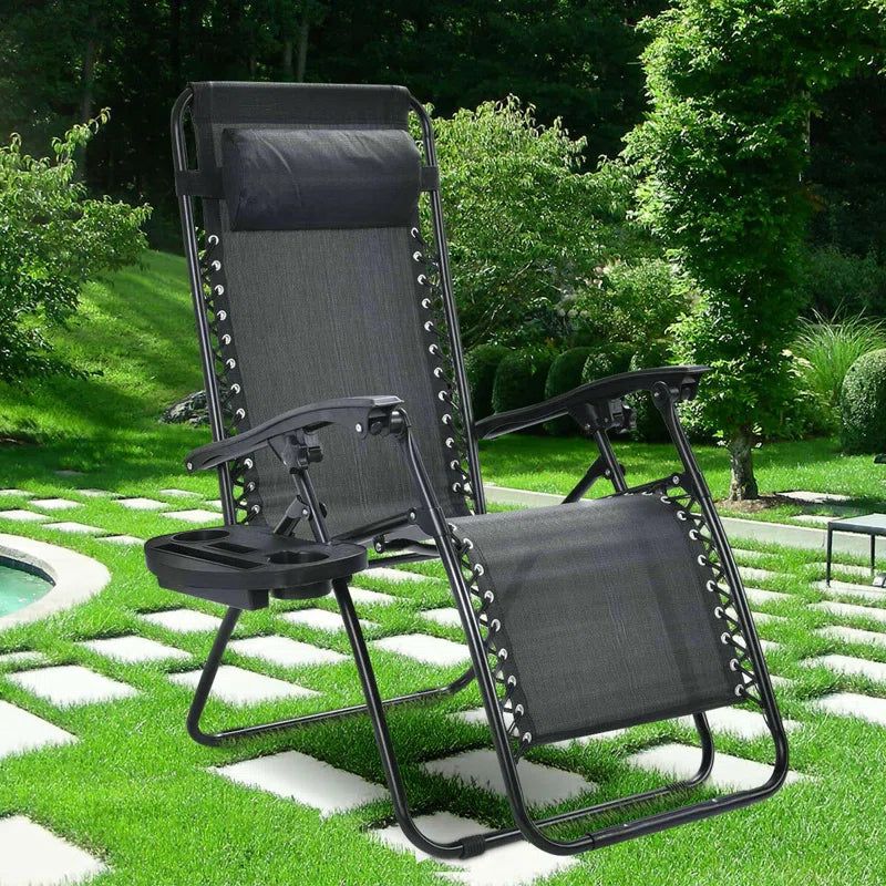 Zero Gravity Reclining Chair Set Of 2, Dark Brown