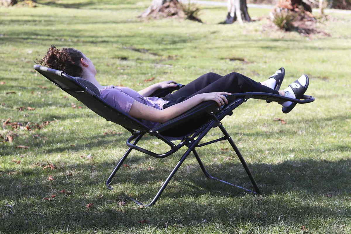 Zero Gravity Reclining Chair Set Of 2, Dark Brown