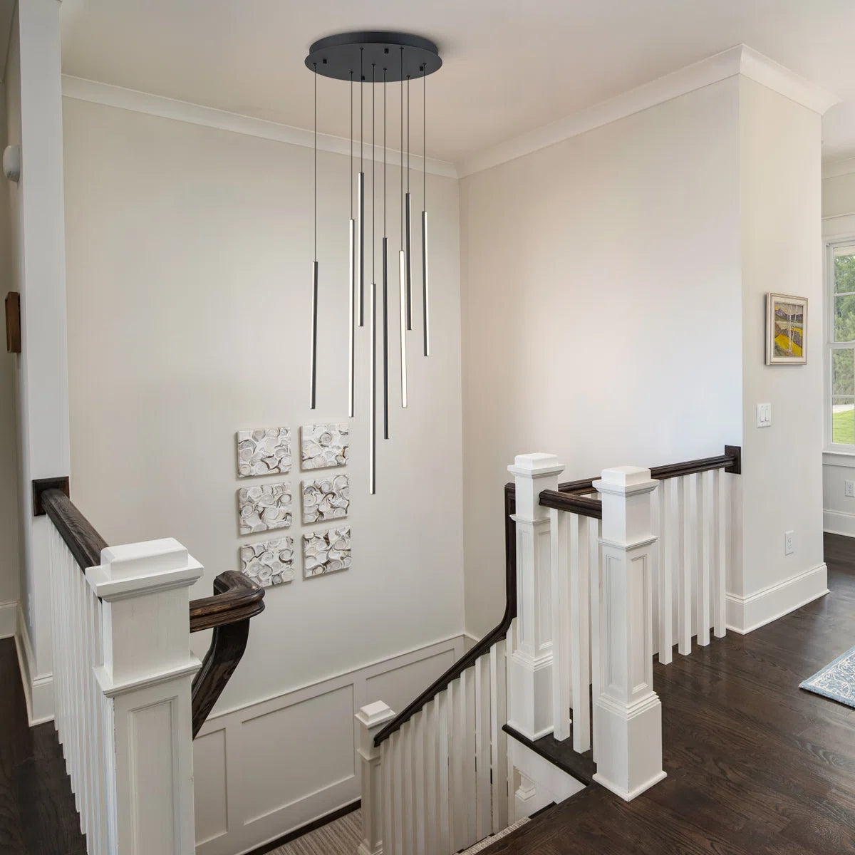 Modern 15-Light LED Multi Light Chandelier, 3 CCT