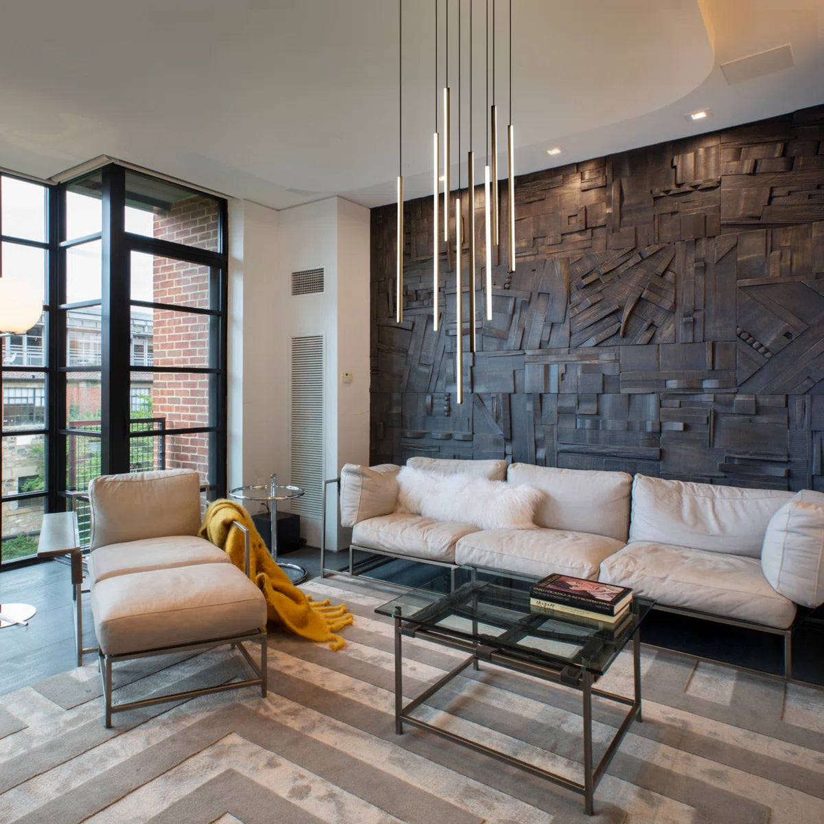 Modern 15-Light LED Multi Light Chandelier, 3 CCT