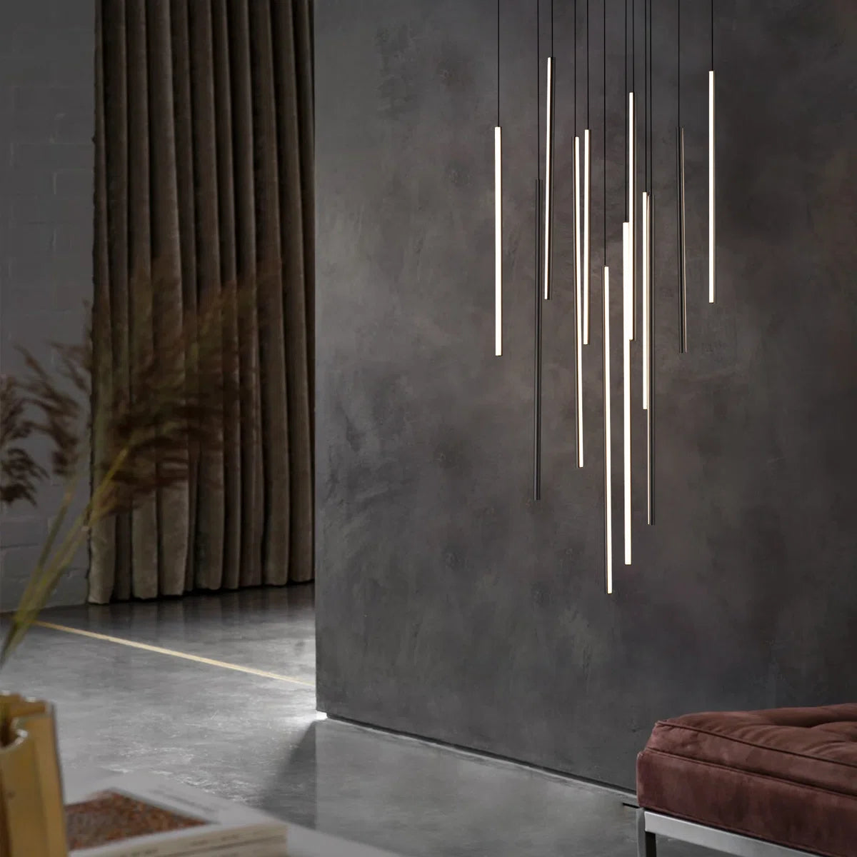 Modern 15-Light LED Multi Light Chandelier, 3 CCT