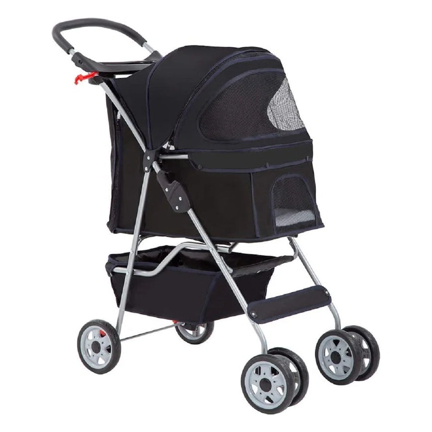 4 Wheels Foldable Pet Jogger Stroller