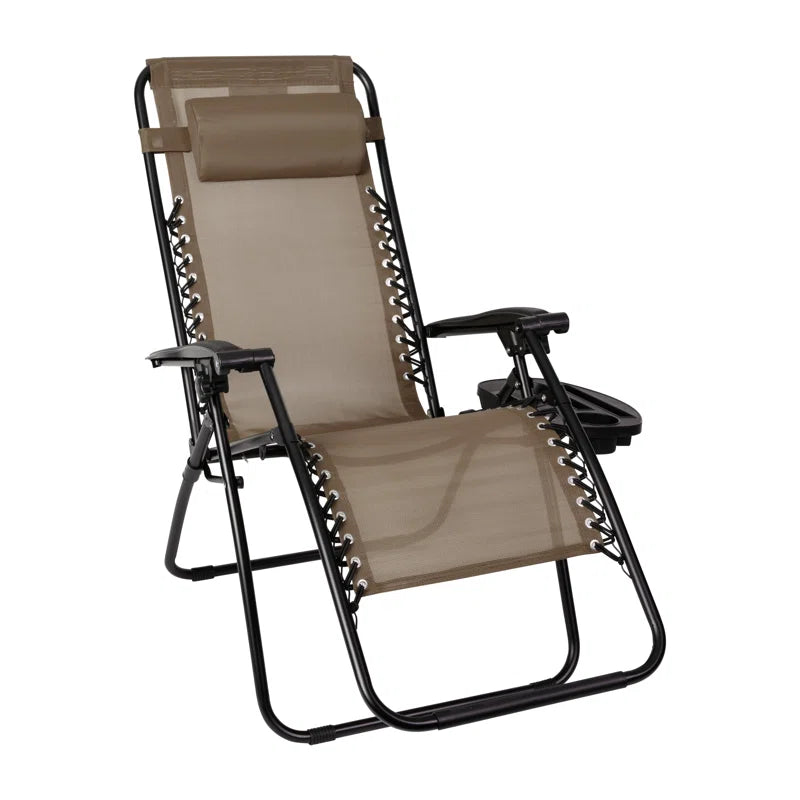 Zero Gravity Reclining Chair Set Of 2, Dark Brown