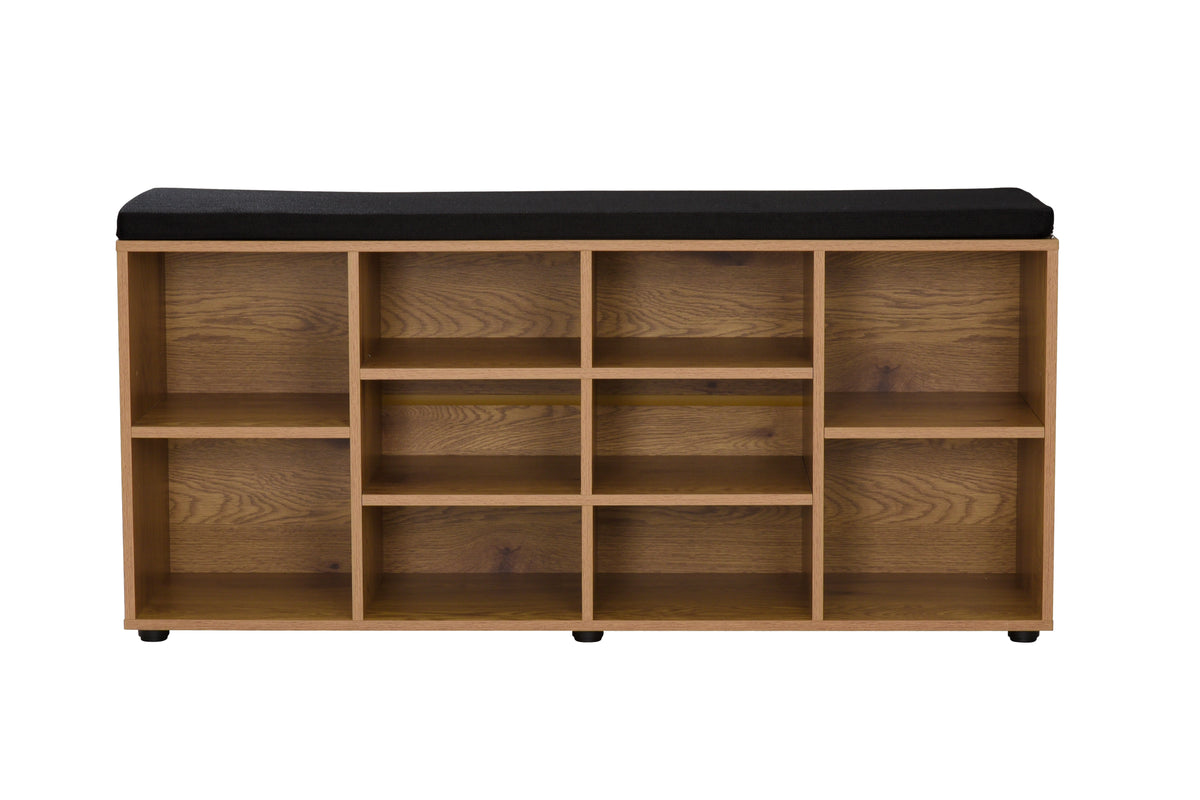 Industrial 10-Compartment Shoe Storage Cabinet