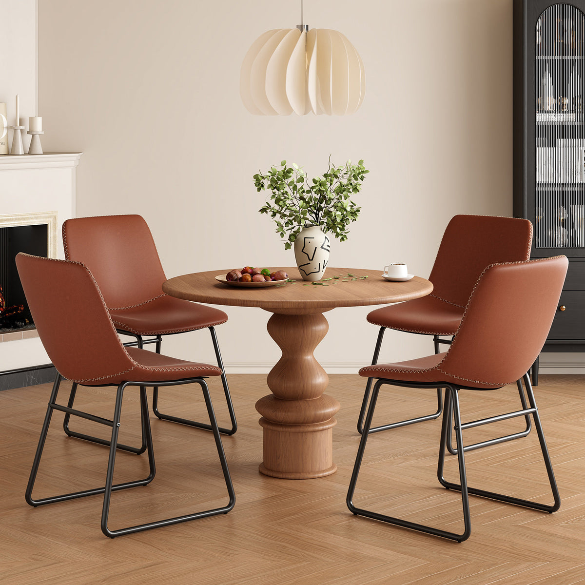 Centiar Dining Chair, Dark Brown