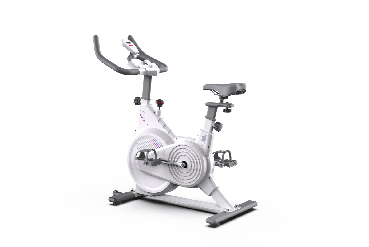 Magnetic Resistance Stationary Bike - Indoor Cycling Exercise Bike with Heart Rate Monitor & LCD Display for Home Cardio Workout