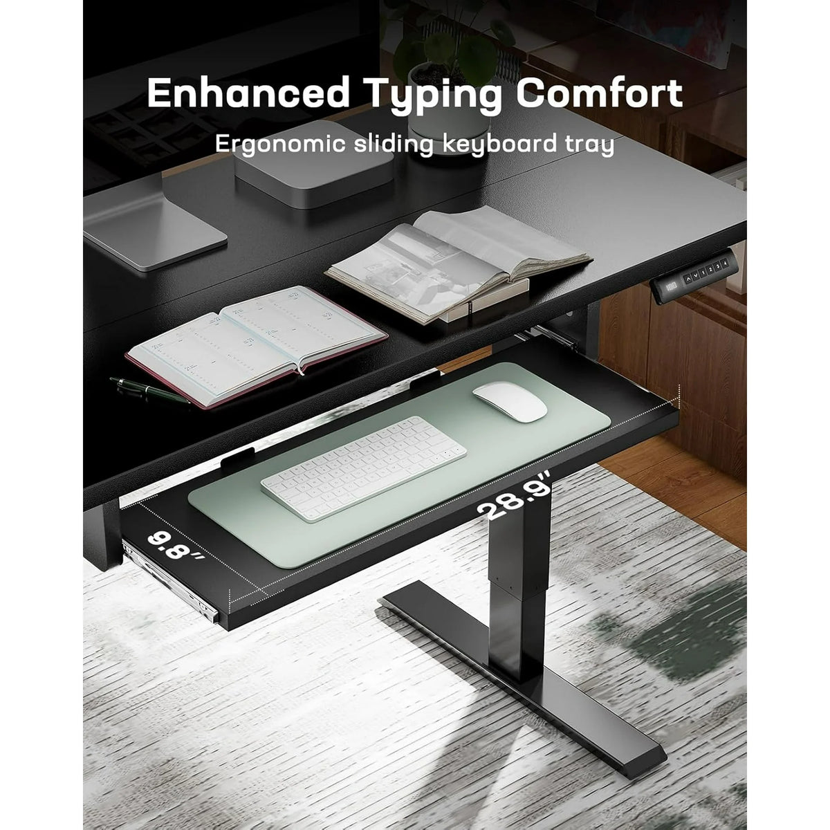 48" x 24" Electric Standing Desk Table