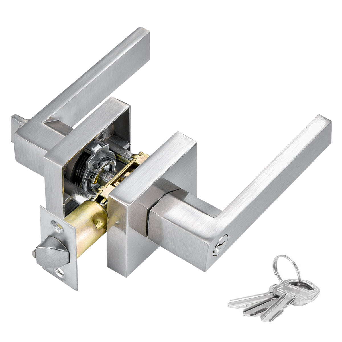 Entry Door Lever, Door Handle with Key