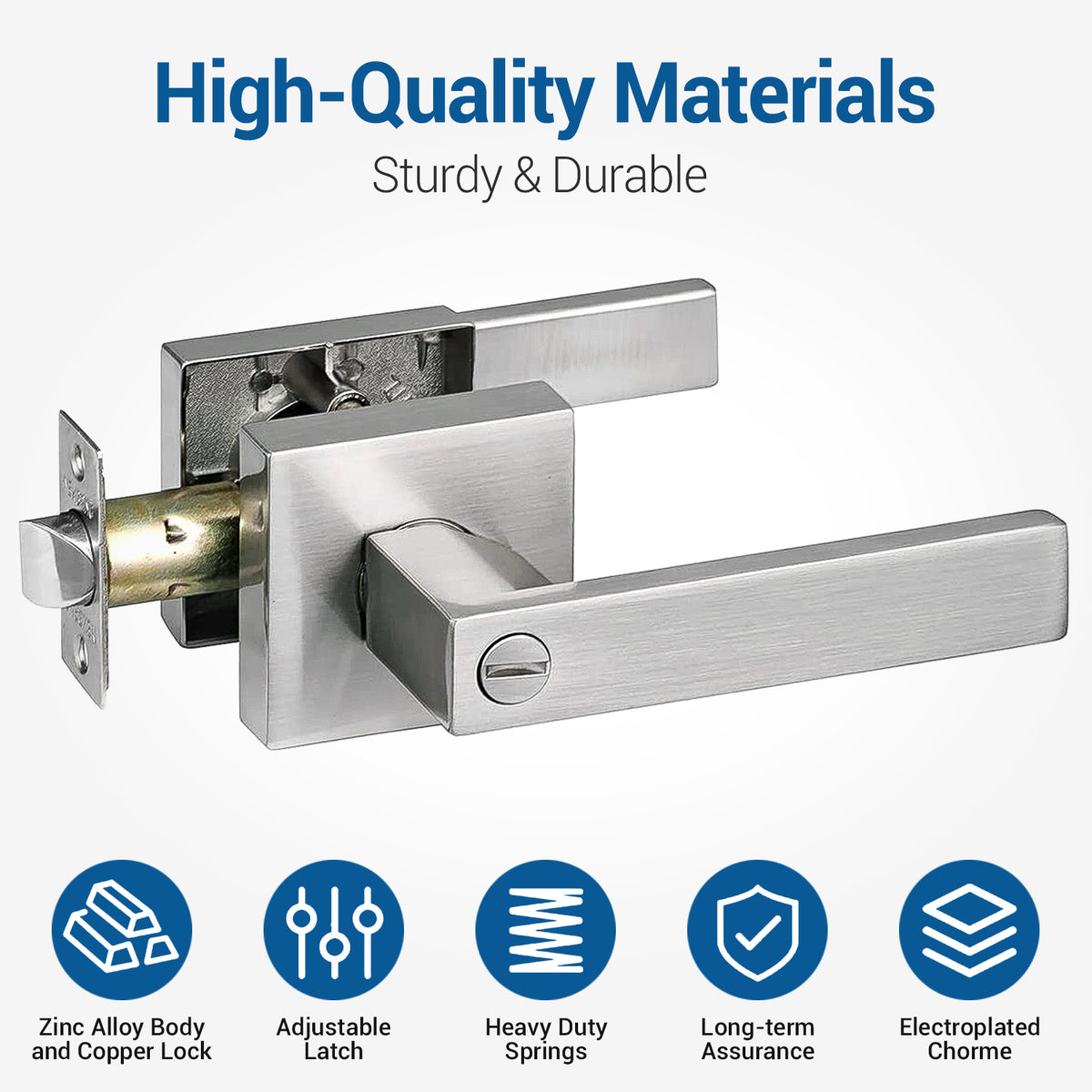 Entry Door Lever, Door Handle with Key