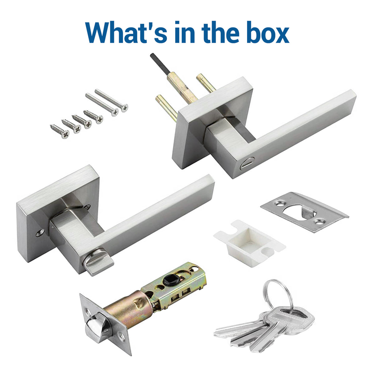 Entry Door Lever, Door Handle with Key