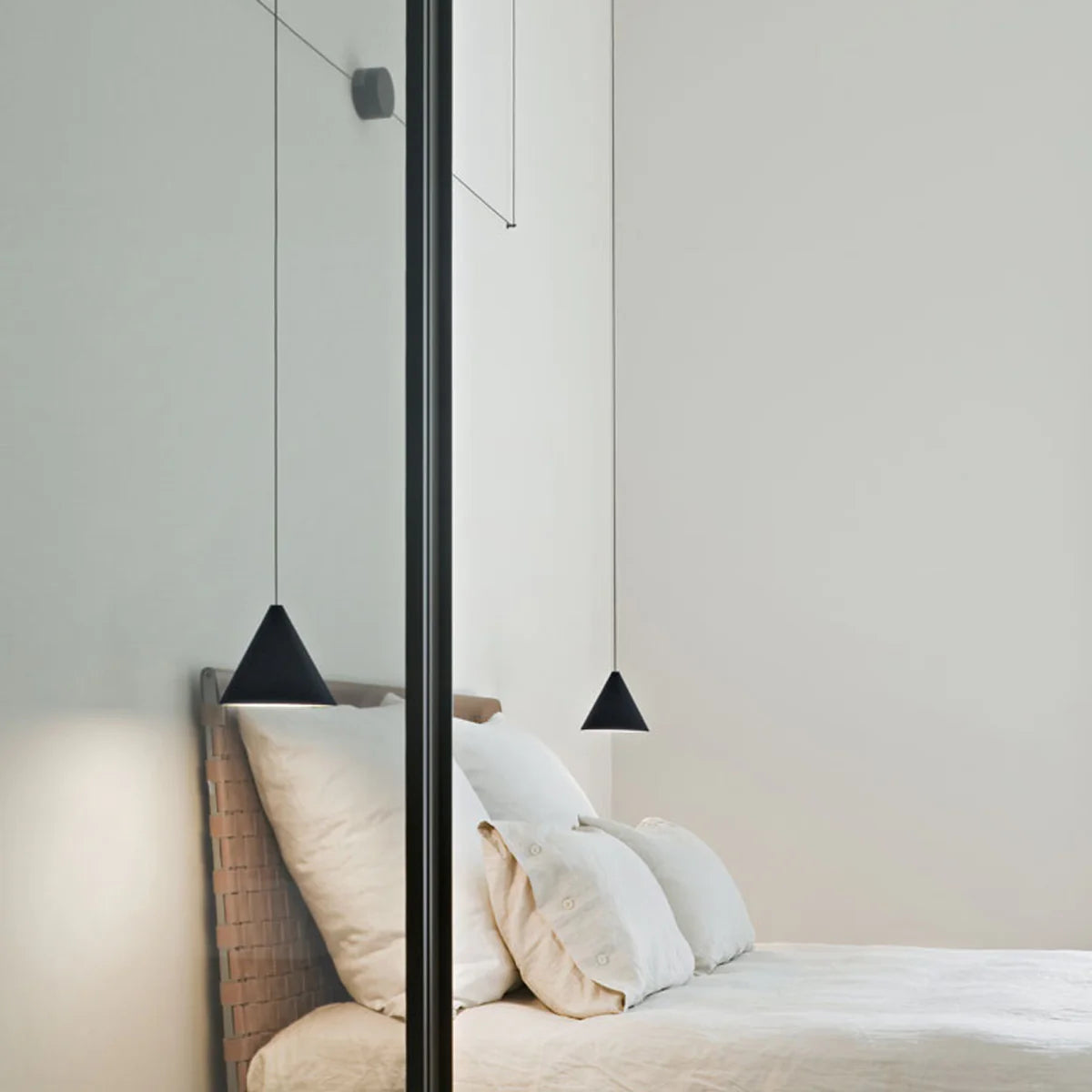 Black Cone Pendant Light