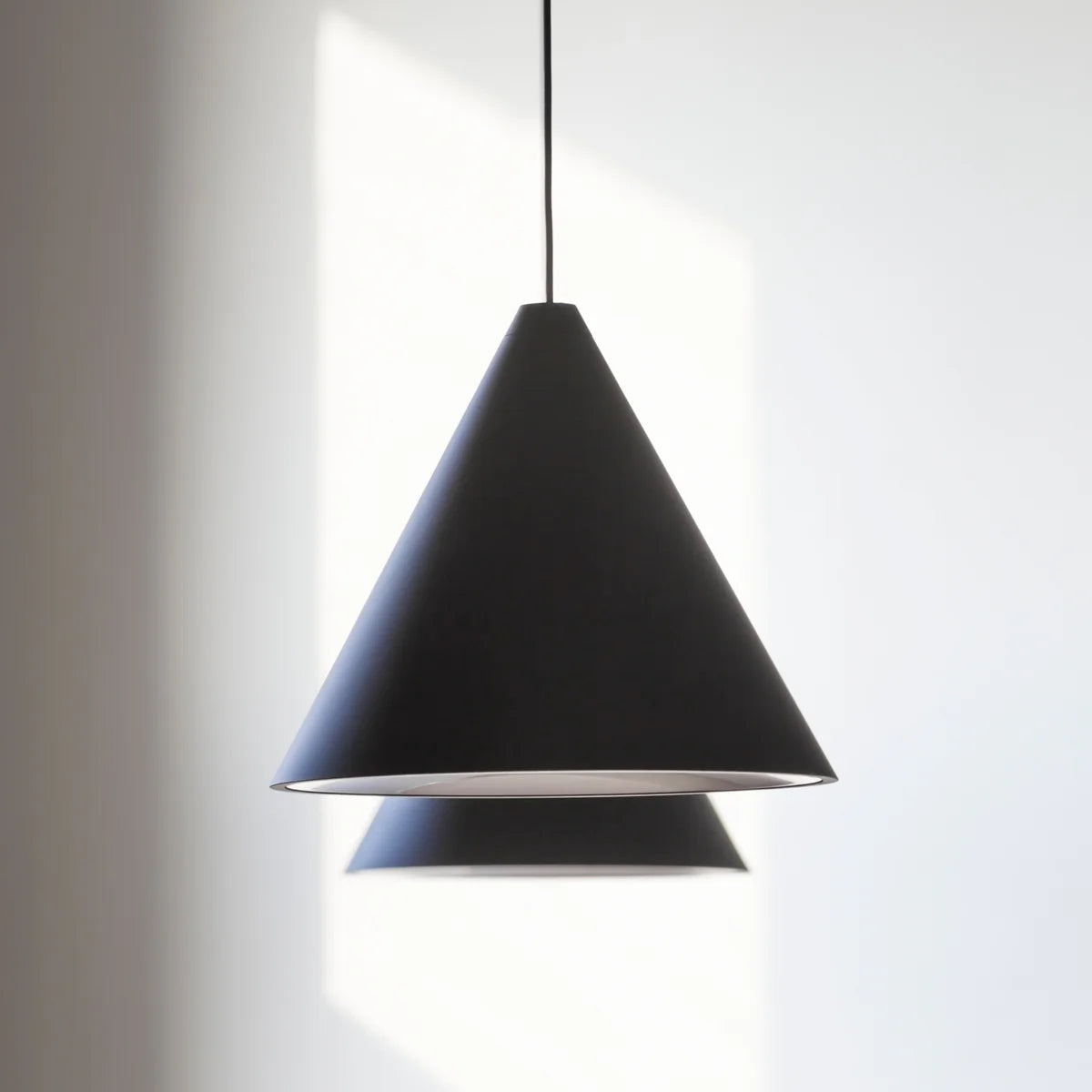 Black Cone Pendant Light