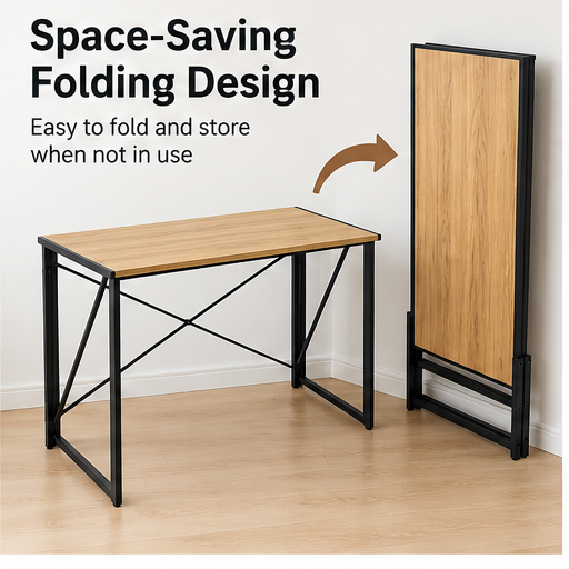 Modern Industrial Folding Computer Desk | BestHome