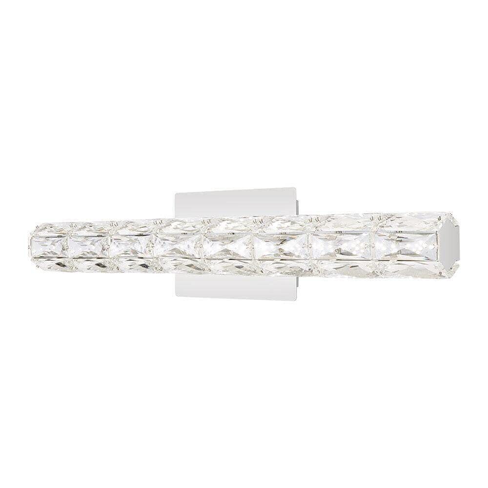 LED Chrome LED Crystal Vanity Light Bar