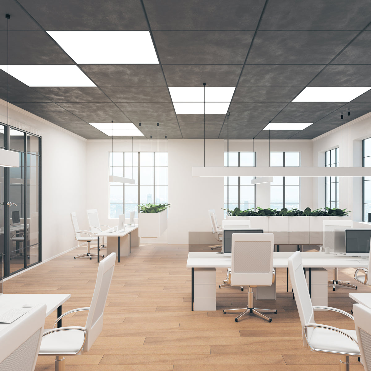 2x2 FT LED Panel Light, 30W/35W/40W, SELECTABLE WATTAGE & CCT, 3CCT, ETL, FC, CE Certified