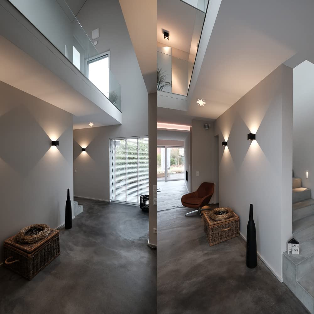 Cube Light 4.7" Adjustable Light Fixture, 2x 10W LED Chip, 3000K, CE ETL Listed