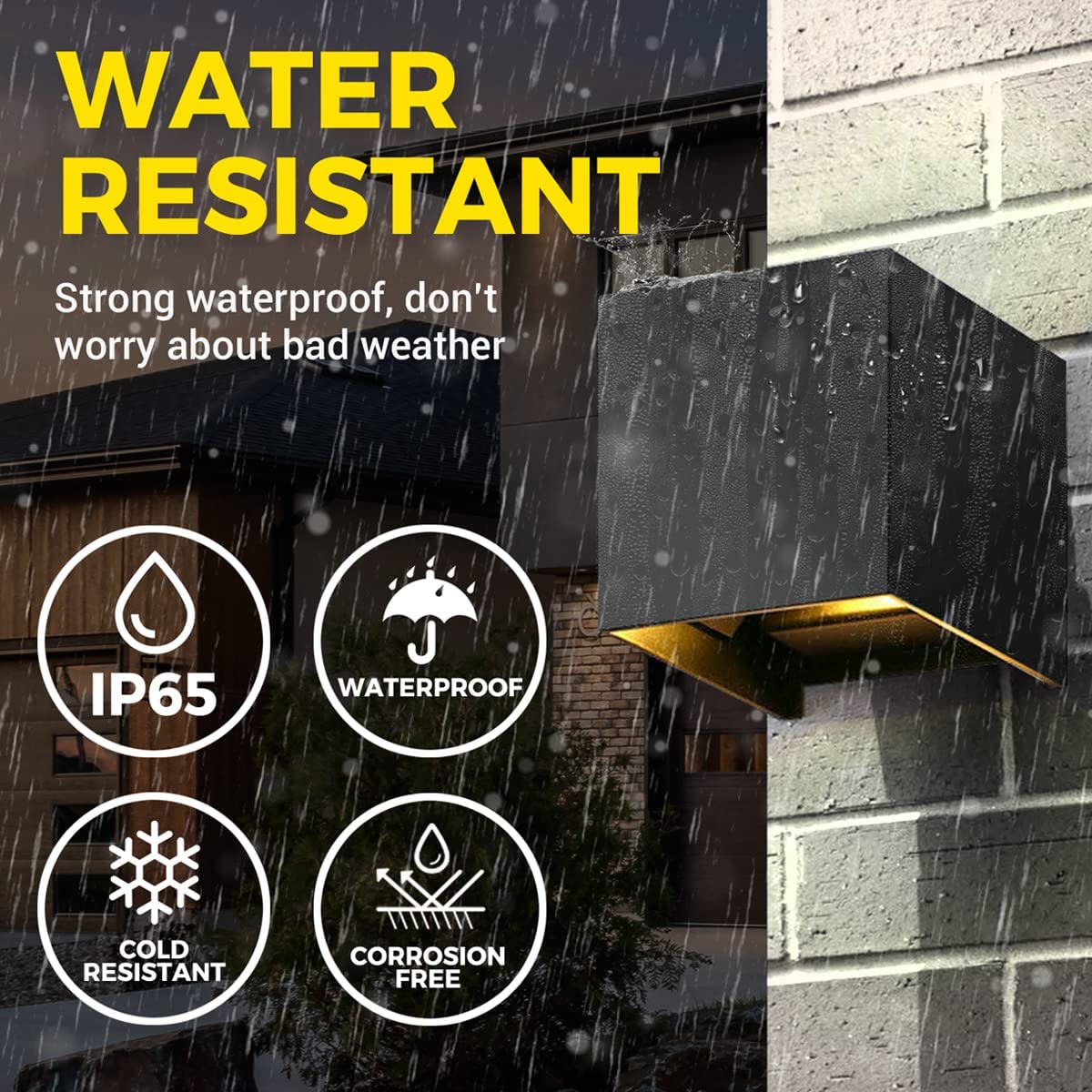 Cube Light 4.7" Adjustable Light Fixture, 2x 10W LED Chip, 3000K, CE ETL Listed