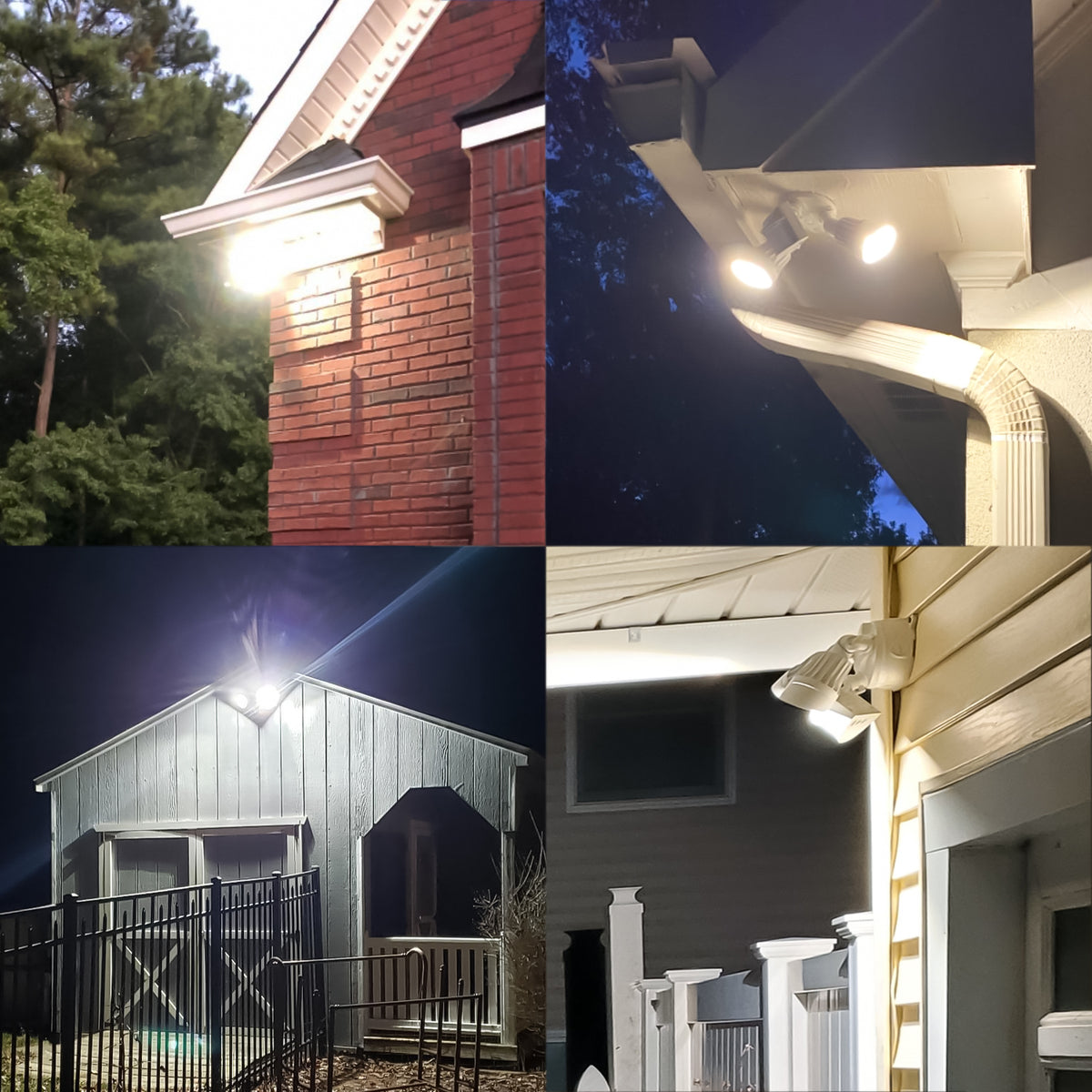 LED Outdoor Security Lights, Motion Sensor Flood Light, 20W 2000 Lumens, IP65 Waterproof, 5000K Daylight White, ETL Listed