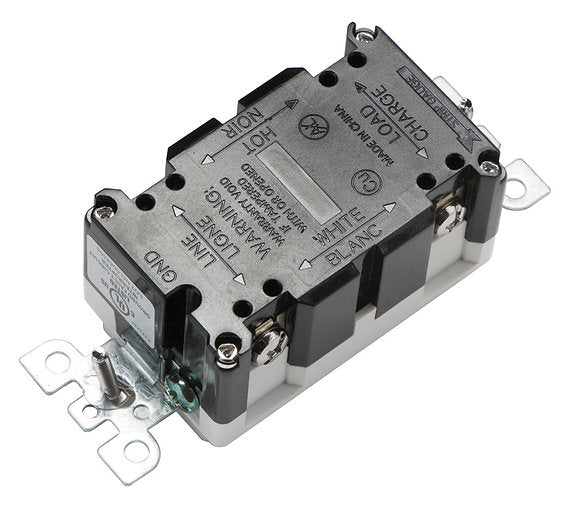 15A Weather and Tamper-Resistant GFCI Receptacle/Outlet With Wall Plate