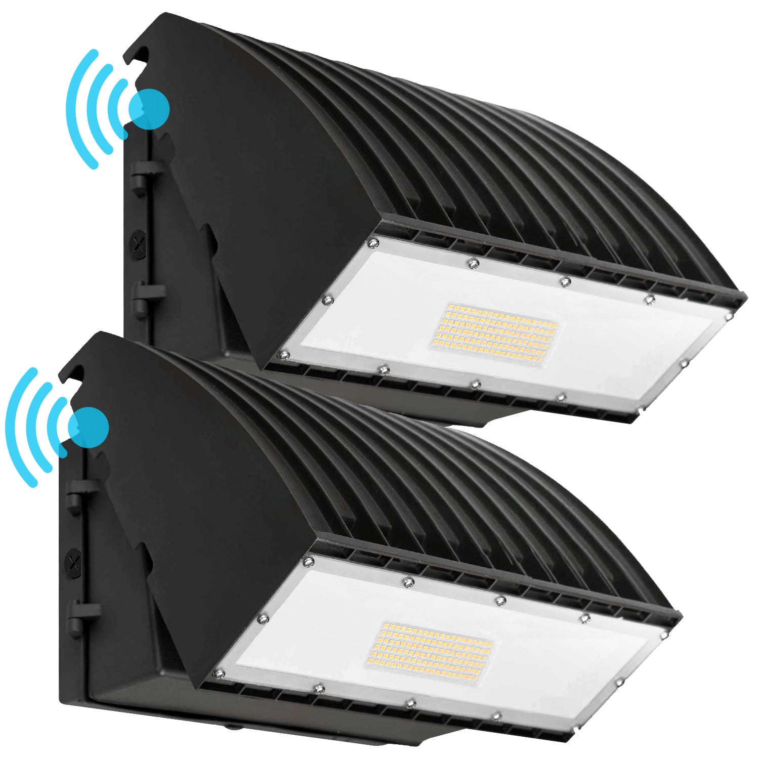 75W LED Wall Pack, 5000K 9000LM, Dusk-to-dawn Photocell, Adjustable Head, Full Cut-off Security Light, ETL listed